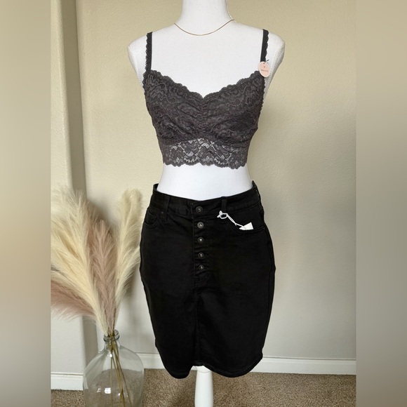 NWT Forever21 - Lace Bralette in Charcoal Gray - Picture 11 of 13